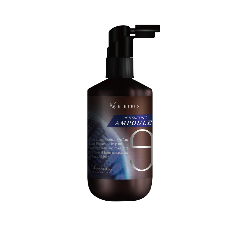 Nourish hair &amp; scalp, oily hair care, cooling scalp, DETOXIFYING AMPOULE