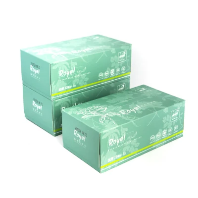 OEM Factory Competitive Price Wholesale Soft Pack Colorful Bag Facial Tissue Toilet Bamboo Paper Non Irritaing 3ply 4ply Layer