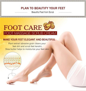 OEM ODM BIOAQUA Foot Care product Shea Butter Nourishing whitening Tender Foot cream