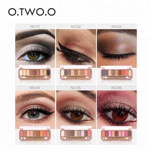 O.TWO.O Brand 9 colors matte and shiny eye shadow palette