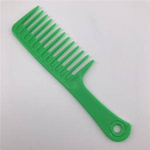 Personalized OEM Wide Tooth Plastic Big Hair  Comb