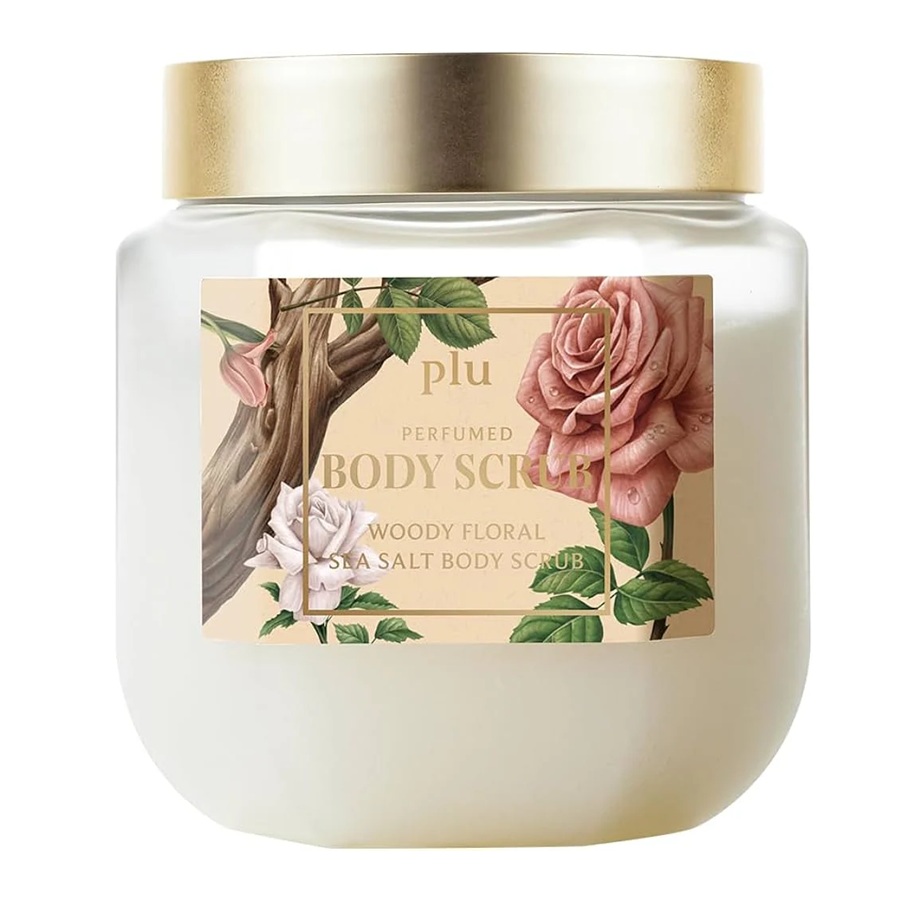 (PLU) Perfumed Sea Salt Body Scrub Woody Floral 500g