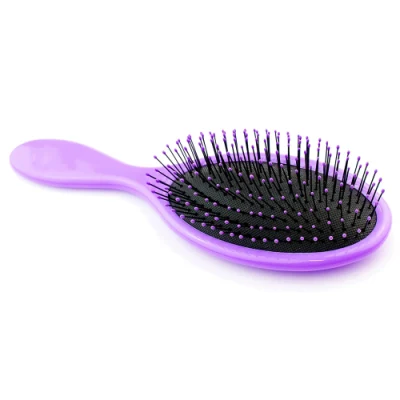 Portable Boar Bristles Comb Detangling Hair Brush