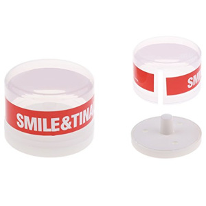 Portable  Container Plastic  Box for Salon Neck Strip Paper Roll holder case