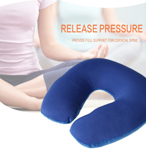portable wireless electric kneading u shape travel massage shiatsu neck massage pillow cordless with battery