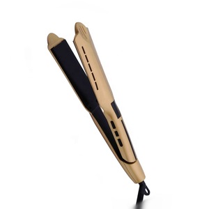 Professional LCD digital hair perm machine hair straighteners flat iron