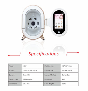 Promotion Skin Nalysis Facial Skin Analyzer 3d Face Camera Magic Mirror Skin Analyzer Factory Price