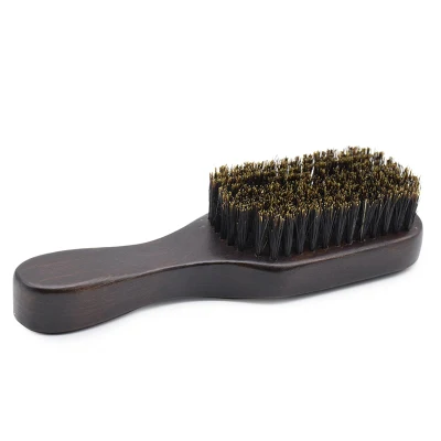 Quality Wood Handle Boar Bristle Cleaning Brush Hairdressing Men Beard
