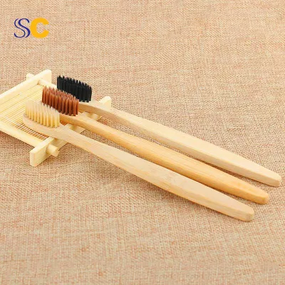 Safety China Adult Personal Care Charcoal Bamboo Toothbrush