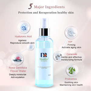 Skin care product tight organic rose water spray anti aging rejuvenation facial skin toner