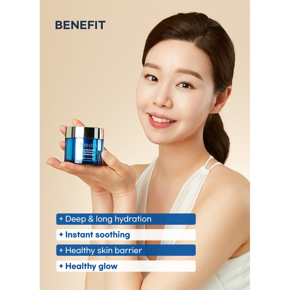 TERRAZEN Aqua Recharge Whitening Sleeping Mask