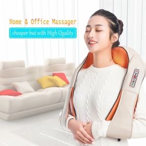 U Shape Electrical Back Shoulder Body Neck Massager Infrared Heated Kneading Car/Home Massagerr Multifunctional Shawl