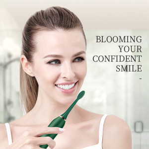 Ultra Whitening Electric Toothbrush 2 DuPont Brush Heads & Travel Case Included - 38400 strokes/min & Wireless Charging