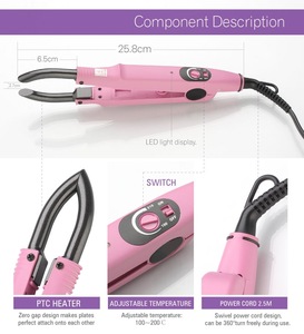 Universal voltage.PTC Heater.Hair Extension Tool