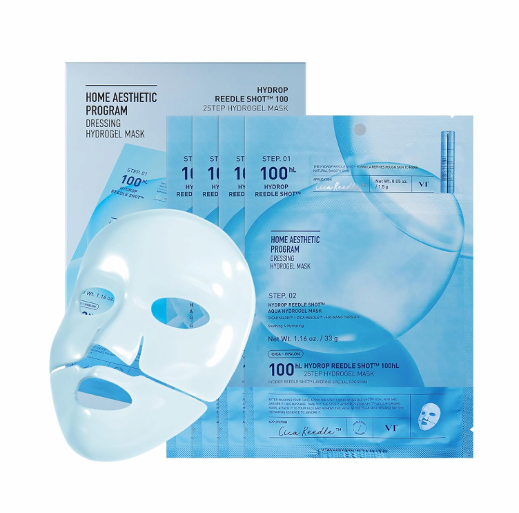 VT COSMETICS Hydrop Reedle Shot 100hL 2-Step Hydrogel Mask