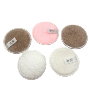 Washable reusable makeup remover pads for facial cleansing sponge and womens eye makeup remover pads