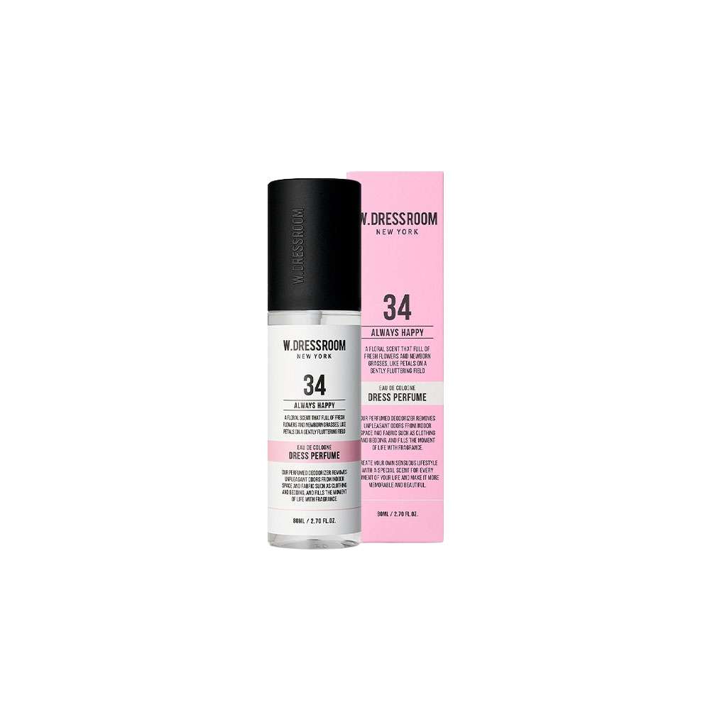 (W.DRESSROOM) NEW Dress Perfume Portable Season 3 No.34 Always Happy 80ml