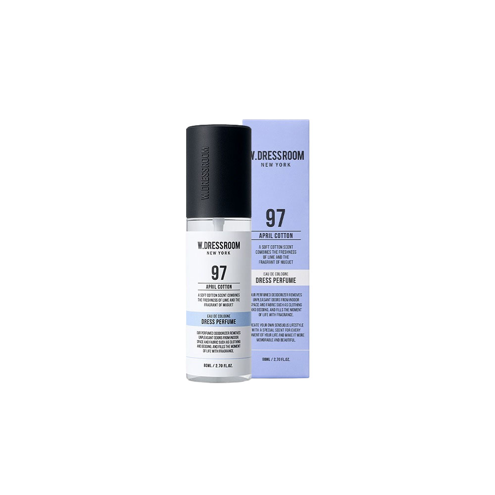 (W.DRESSROOM) NEW Dress Perfume Portable Season 3 No.97 April Cotton 80ml