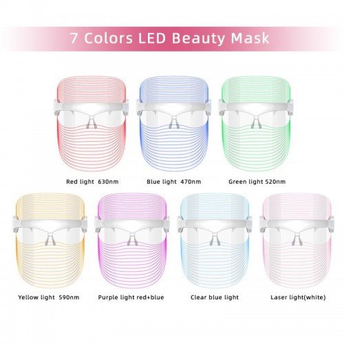 Professional Colorful PDT led face mask facial light therapy skin care led face mask