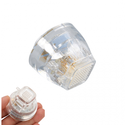 10 25 64 Pins Nano Micro Needle Tips Gold Plated Insulated Disposable Rf Fractional Microneedling Cartridges