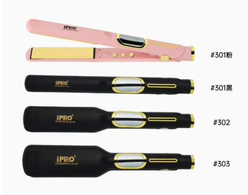 New hair straightener customized for hair salons, PTC titanium panel hair straightening clip for hair styling