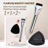Professional Foundation Brush & Puff Kit – Seamless Liquid Foundation Application, Private Label Available