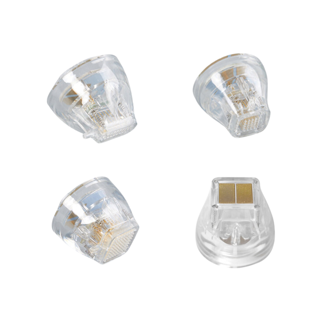 10 25 64 Pins Nano Micro Needle Tips Gold Plated Insulated Disposable Rf Fractional Microneedling Cartridges