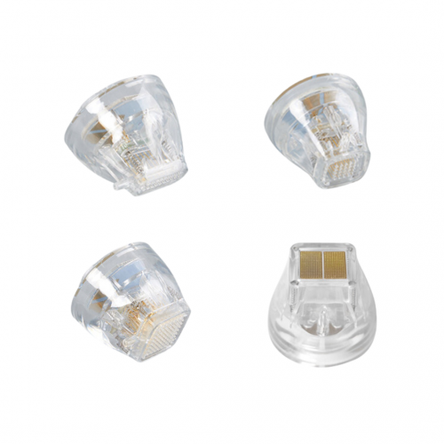 10 25 64 Pins Nano Micro Needle Tips Gold Plated Insulated Disposable Rf Fractional Microneedling Cartridges