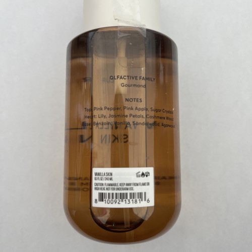 PHLUR Vanilla Skin Body Mist Hair & Body Mist for Women & Men Fragrance