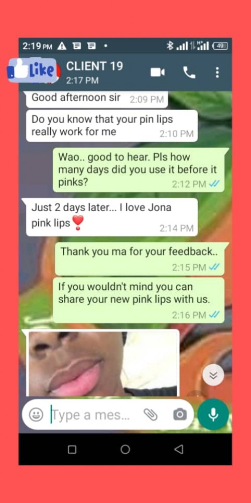 Jona Natural Pink lips balm