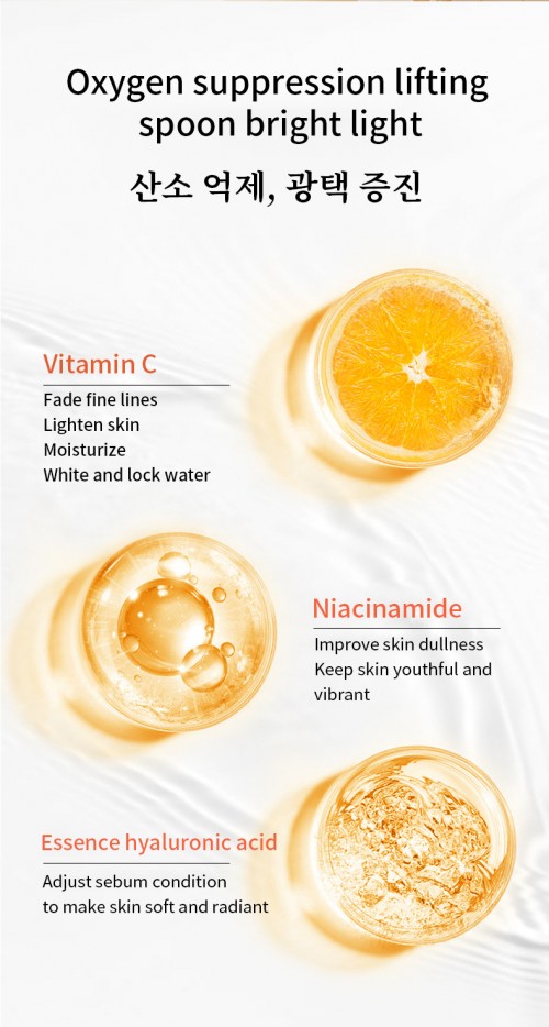 Retinol, Vitamin C, Niacinamide, peptide amidol, Asiaticum, Squalane, whitening, wrinkle removal essence