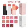 Blush is mostly used as blush cream or customized blush sticks