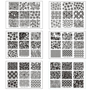 20Pcs/Set Stamping Template New Designs Manicure DIY Nail Products Nail Stamping Plate