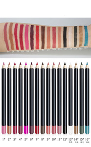 500 PCS Custom Private Label 16 Colors Lip Liner Pencil