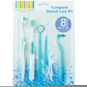 All-Around Teeth Flossing Tools For Teeth Whitening And Oral Hygiene With Mirror Tongue Cleaner Brush Floss Pick Stain