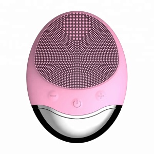 Amazon Hot Wireless Waterproof Electric Sonic Silicone Facial Cleansing Brush