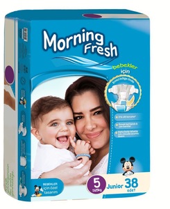 Babies Age Clothlike Dry Surface Morning Fresh Baby Diaper/Nappy/Napkin Advantage Pack