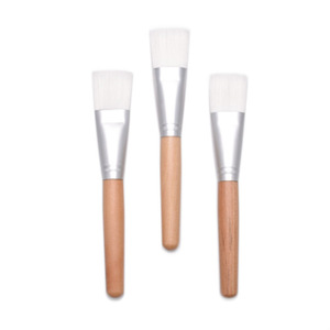 Bamboo handle mask brush/foundation brush/mask applicator