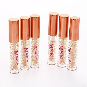 Custom diamond glossy liquid lip gloss private label moisturizing clear lip gloss