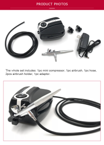 Custom Mini air brush spray gun with compresor