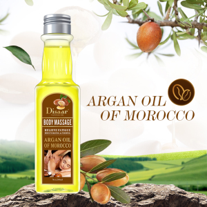 Disaar Aromatherapy Relaxing Natural Nourishing Organic Argan Essential Body Massage Oil