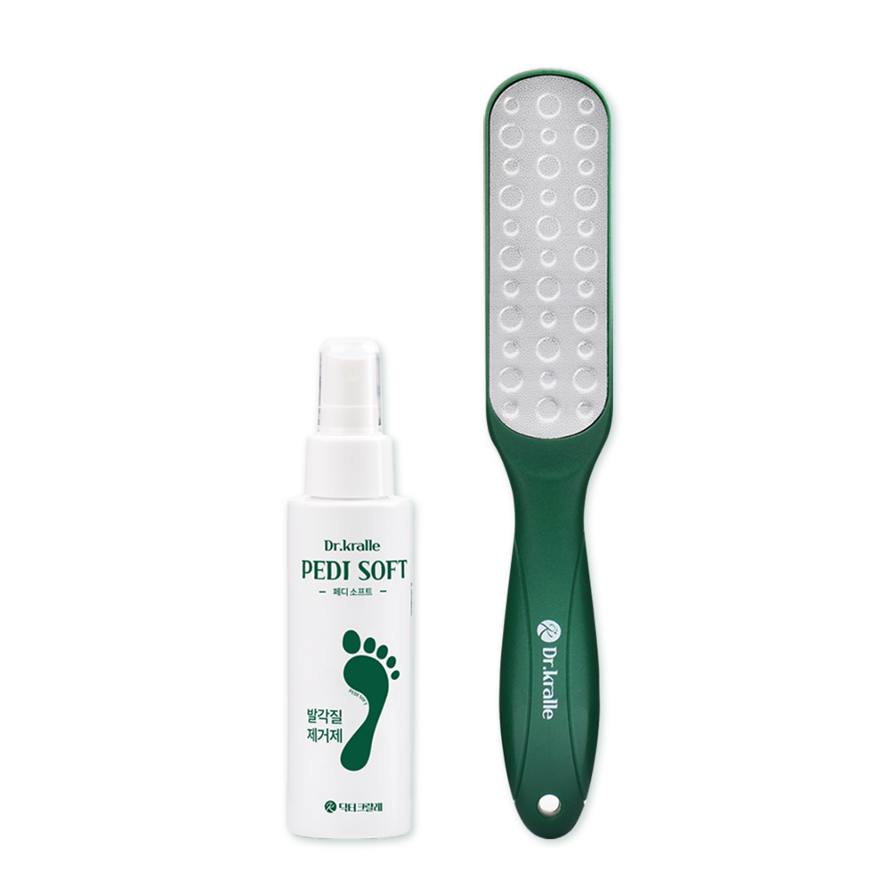Dr.Kralle 2-piece Foot exfoliator kit (foot care file &amp; Softner)