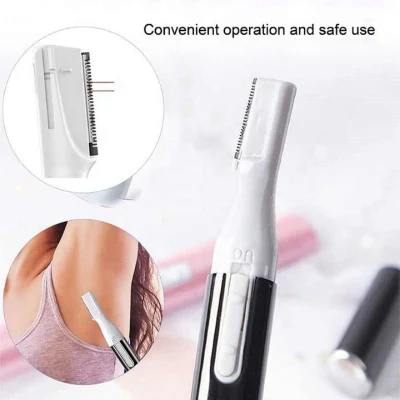 Electric Stainless Steel Facial Hair Trimmer Shaper Portable Shaver Razors Eyebrow Razor for Women