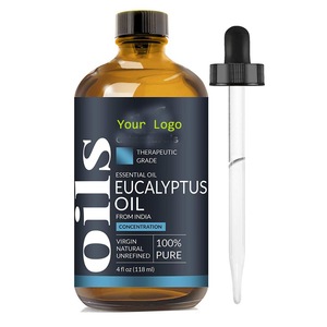 Eucalyptus Leaf Essential Oil 4oz - Premium Therapeutic Grade, for Diffuser, Humidifier,100% Pure - with OEM service