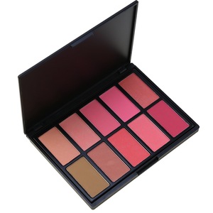 factory price wholesale no logo 10 color makeup blush palette