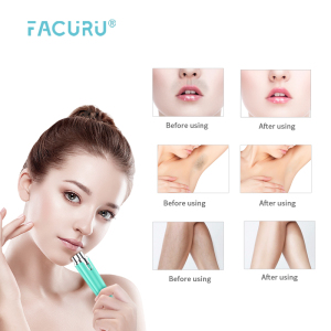Facuru Amazon hot selling strong battery hair remover woman electric painless face hair remover