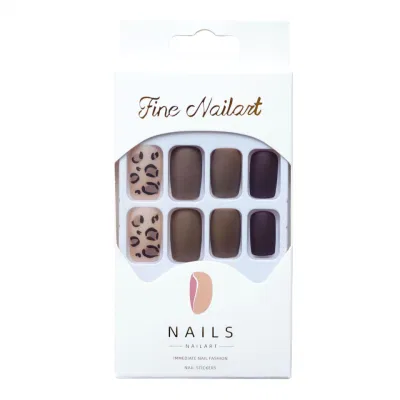 False Nail Factory Directly Sell New Trendy 24PCS Fake Nails for Nail Art Beauty