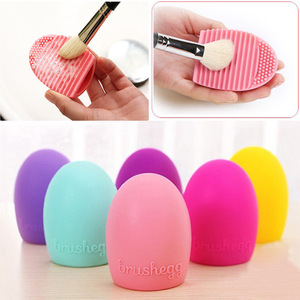 Fashion Cleaning Brush Egg Wash Silica Makeup Brush Cosmetic Tools