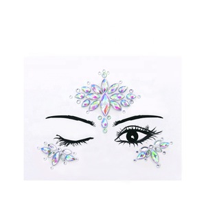 Festival Party Body Glitter Stickers Face Gems Rhinestone Tattoo Crystal Makeup Face Jewel for Body Art