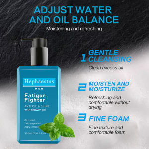 Good Quality Refreshing And Oil Controlled Mens Shower Gel Body Wash With Lasting Perfume